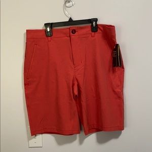 NWT Under armour hybrid red / orange shorts 34